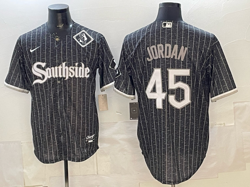 Men Chicago White Sox #45 Jordan black Nike MLB 2026 jersey 2603001